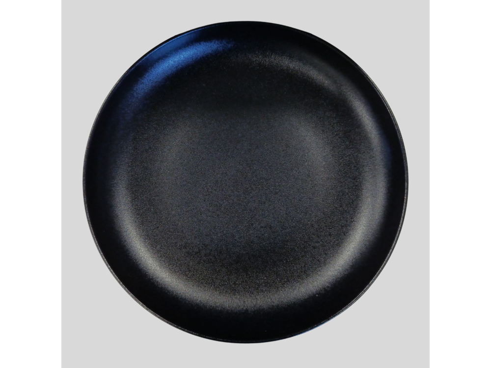 Lubiana shallow plate Rondo, Ø28 cm, black